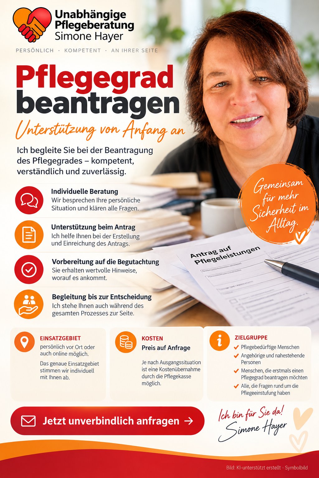 Pflegegrad beantragen – Unterstützung von Anfang an